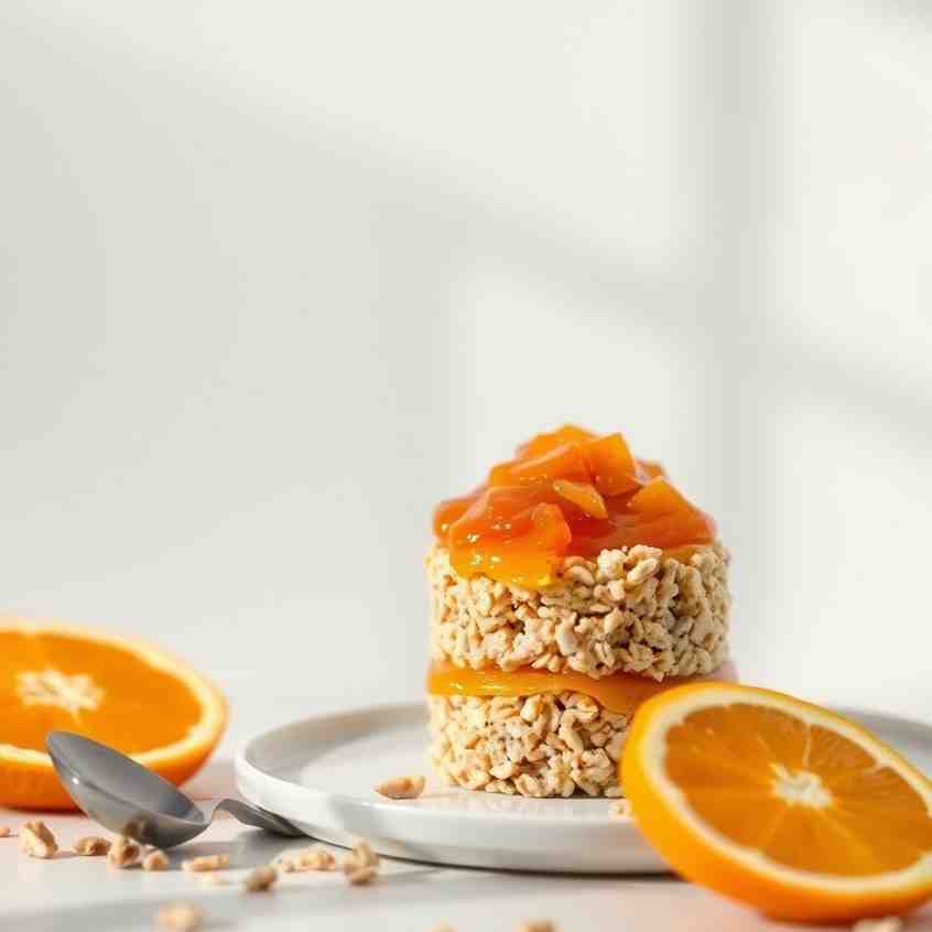Orange Overnight Oats - Jersey Marmalade